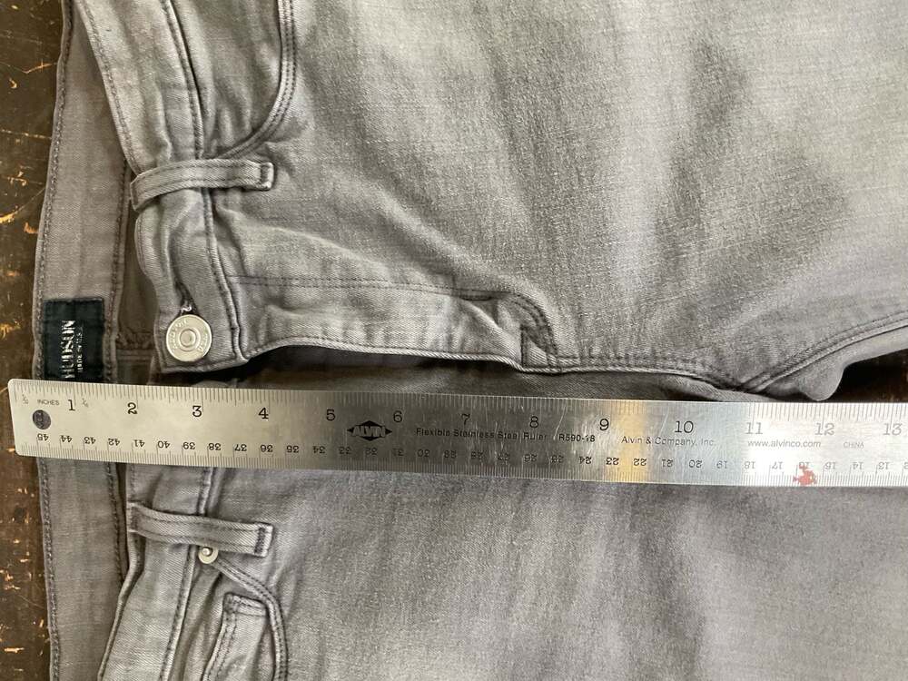 Hudson Nico Mid-Rise Super Skinny Jeans Grey - Picture 8 of 10